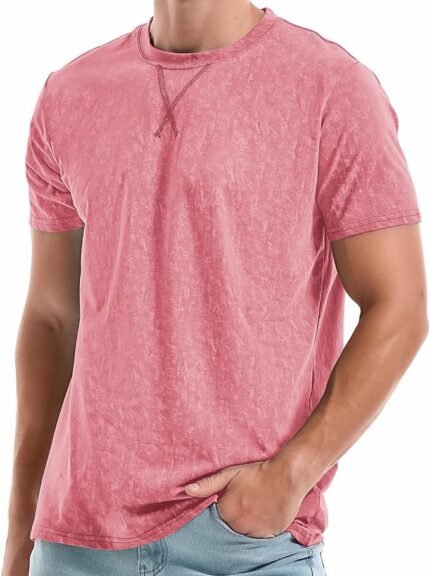 Men's T-Shirts - Premium Cotton Crew Neck Tees